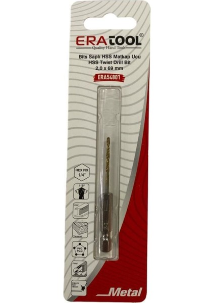 54801 Altıgen Hss Matkap Ucu 2X69 mm