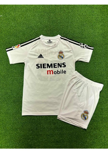 Real Madrid 2004/05 Sezonu David B.e.c.k.h.a.m Nostalji Çocuk Forması (White)