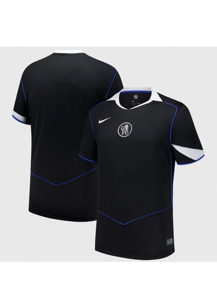 Chelsea 2025/26 Yeni Sezon Isimsiz Alternatif Forması (Black)