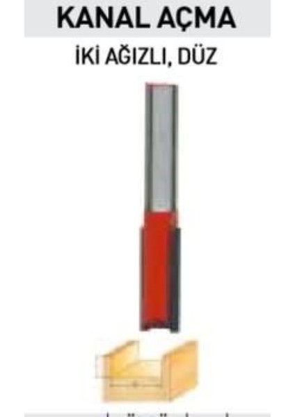 14405 Iki Ağızlı Freze Kanal Açma Bıçağı 8X10X25 mm fiyatları