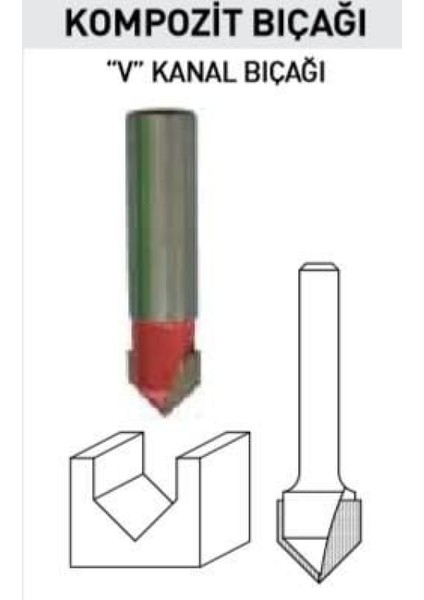 14479 Kompozit Freze Bıçağı 1X12 mm fiyatları