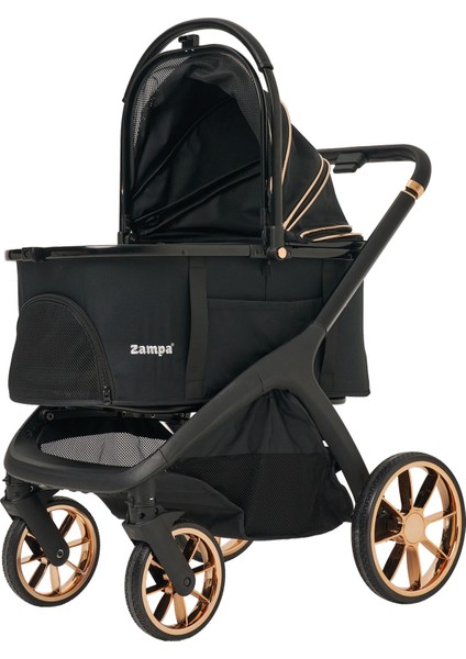 Solaris Kedi & Köpek Arabası Siyah