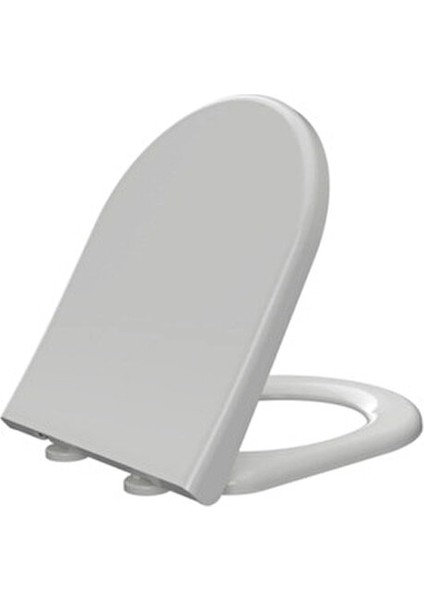 Mimoza Yavaş Kapanan Klozet Kapağı Alttan Sıkma Modern Tasarım Beyaz fiyatları
