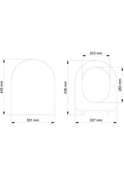 Mimoza Yavaş Kapanan Klozet Kapağı Alttan Sıkma Modern Tasarım Beyaz modelleri