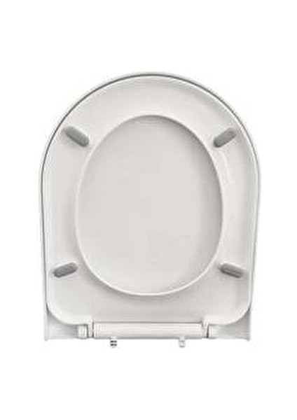 Mimoza Yavaş Kapanan Klozet Kapağı Alttan Sıkma Modern Tasarım Beyaz fırsatları