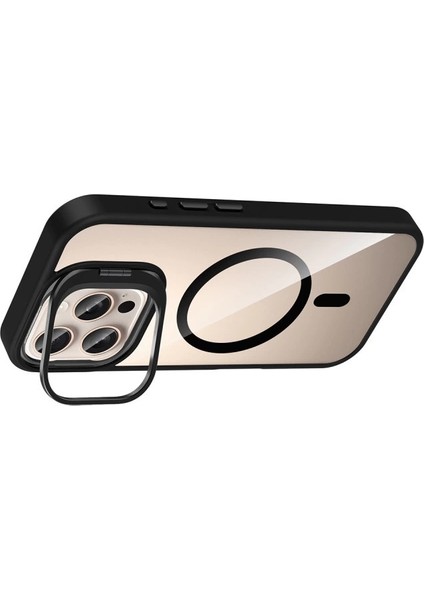 Joko Apple Iphone 16 Pro Max Remim Lensli Magsafe Standlı Kapak - Siyah fırsatları