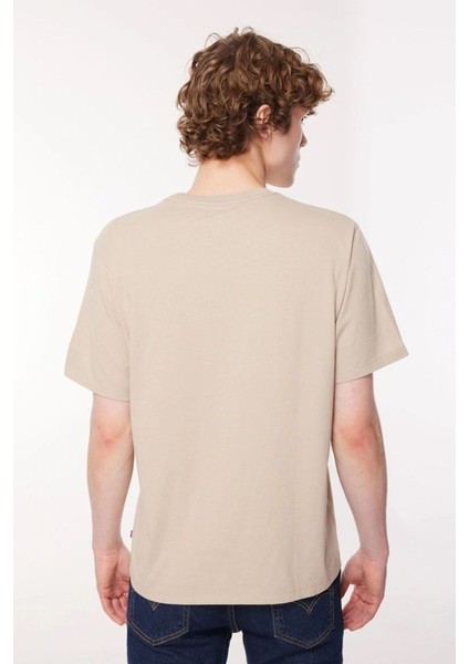 Bisiklet Yaka % 100 Pamuk Relaxed Fit T Shirt Erkek T SHİRT A9437