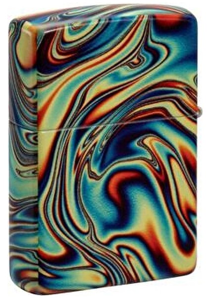 Çakmak Colorful Swirl Tasarımıyla Şık ve Dayanıklı Mat Beyaz Pirinç Alaşım 48612