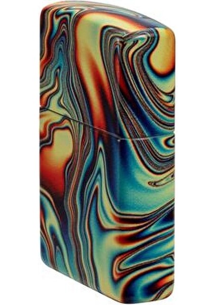 Çakmak Colorful Swirl Tasarımıyla Şık ve Dayanıklı Mat Beyaz Pirinç Alaşım 48612