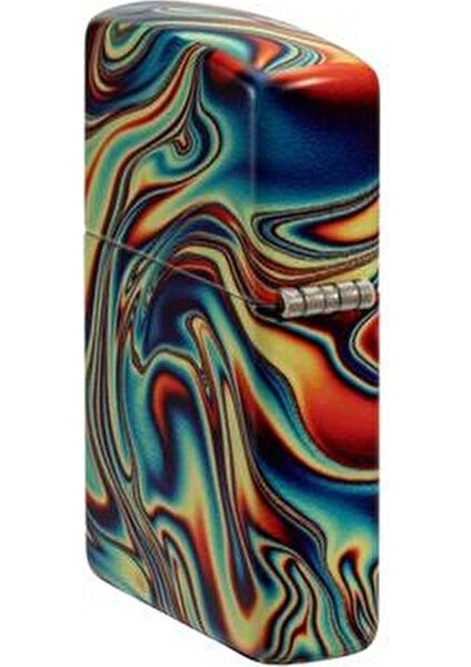 Çakmak Colorful Swirl Tasarımıyla Şık ve Dayanıklı Mat Beyaz Pirinç Alaşım 48612