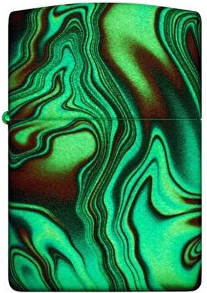 Çakmak Colorful Swirl Tasarımıyla Şık ve Dayanıklı Mat Beyaz Pirinç Alaşım 48612