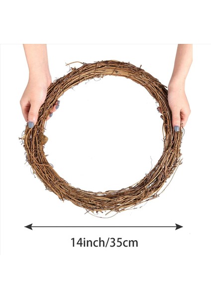 8pcs 14 Inç Asma Çelenkleri Asma Şubesi Çelenk Rattan Çelenk Çelenk Için Diy Noel Zanaat Veya Düğün Dekorları (Yurt Dışından) modelleri