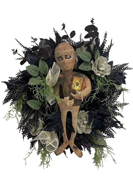 Yeni Cadılar Bayramı Mumya Çelenk Ön Kapı Cadılar Bayramı Çelenk Mum Mum Cadılar Bayramı Çelenk Korkunç Cadılar Bayramı Cadılar Bayramı Kafatası (Yurt Dışından) fiyatları