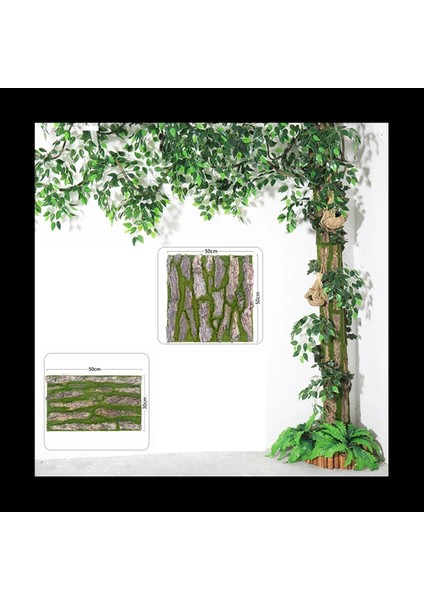 3x Simülasyon Ağaç Kabuğu Ev Kanalizasyon Dekorasyon Ağaç Kabuğu Yosun Düğün Dekorasyon Çim Duvar Yapay Bitkiler-B (Yurt Dışından) modelleri