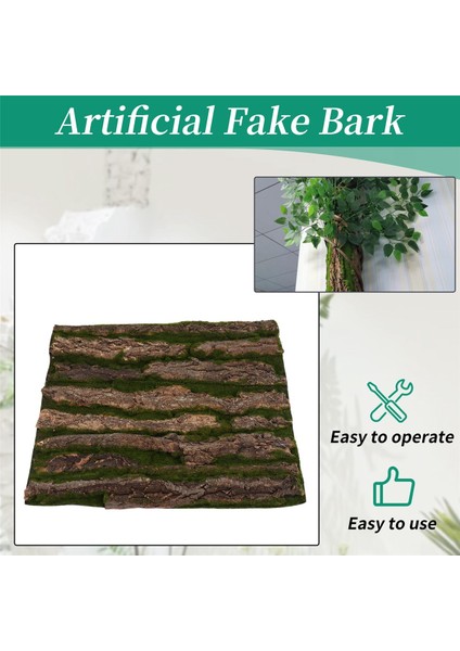 Simülasyon Ağaç Kabuğu Ev Kanalizasyon Dekorasyon Ağaç Kabuğu Yeşil Yosun Düğün Dekorasyon Çim Duvar Yapay Bitkiler-B-B (Yurt Dışından) indirimleri