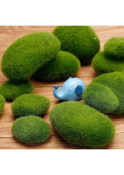 96PCS 5 Boyutunda Yapay Yosun Kayaları Dekoratif Yeşil Yosun Topları Çiçek Aranjmanları Için Yosun Dekoru Bahçeleri (Yurt Dışından) fırsatları