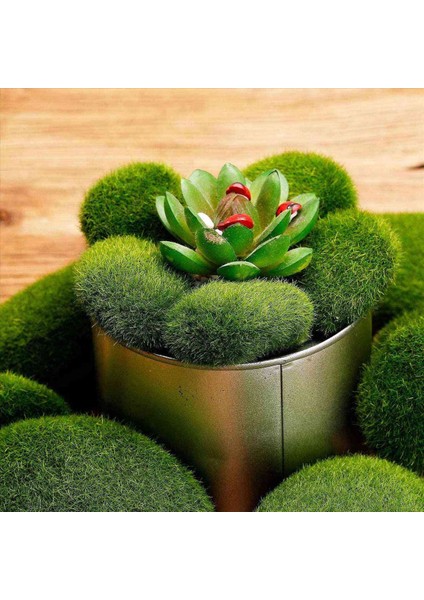 96PCS 5 Boyutunda Yapay Yosun Kayaları Dekoratif Yeşil Yosun Topları Çiçek Aranjmanları Için Yosun Dekoru Bahçeleri (Yurt Dışından) indirimleri
