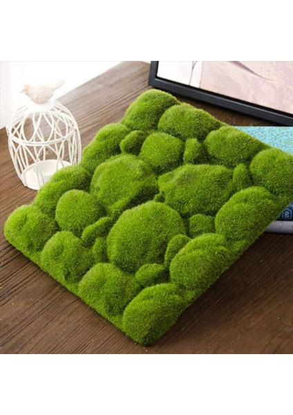 3x Çim Mat Stone Şekiş Iç Mekan Yeşil Yapay Çimler Çim Halılar Ev Hotel Duvar Balkon Dekoru Için Çim Moss (Yurt Dışından) fiyatları