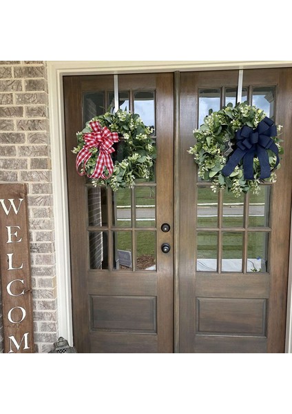 2x Okaliptüs Çelenk Çiftlik Evi Dekoru Yeşil Çelenk Ön Kapı Çiftliği Yapay Çelenk Ilkbahar Yaz Yeşillik Çelenk (Yurt Dışından) fiyatları