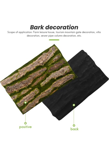 Yapay Kabuk Dekorasyonu Gerçek Kurutulmuş Çam Ağacı Kabuğu Dıy Festivali Için Yapay Yosun ile Ev Parti Duvar Süslemesi (Yurt Dışından) indirimleri