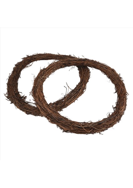 2pcs 14 Inç Asma Çelenkleri Asma Şubesi Çelenk Rattan Çelenk Çelenk Için Diy Noel Zanaat Veya Düğün Dekorları (Yurt Dışından) fiyatları