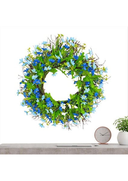 Bahar Çelenk Ön Kapı Yapay Yay Ön Kapı Çelenk Parlak Renk Kır Çiçeği Çelenk Sundurma Şömine (Yurt Dışından) fiyatları