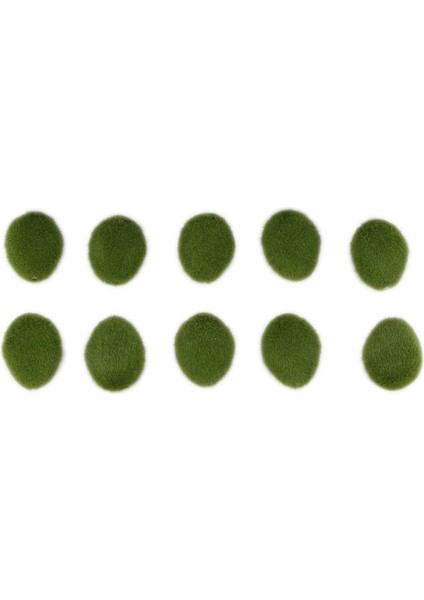 120 Parçalar 2 Boyutlar Yapay Yosun Kayaları Dekoratif Yeşil Yosun Kapalı Taşlar (Yurt Dışından) fiyatları