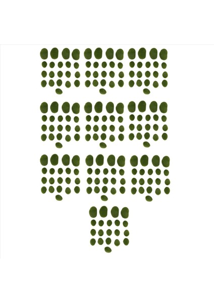 200 Adet 2 Boyutlar Yapay Yosun Kayaları Dekoratif Yeşil Yosun Kapalı Taşlar (Yurt Dışından)