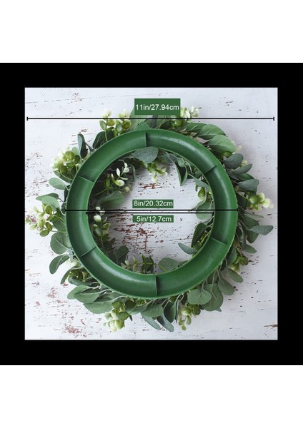 4 Paket Yeşil Okaliptüs Çelenk Yuvarlak Çelenk Yapay Çelenk Çelenk Çelenk Kapı Duvar Penceresi Deko 12 Inç/pc (Yurt Dışından) fırsatları