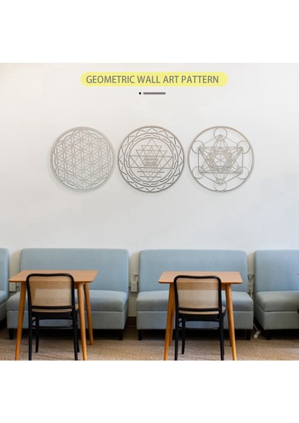 6pcs/set Kutsal Jeomtry Duvar Sanatı Ahşap Duvar Sanatı Kutsal Geometri Sanatı Heykel Ev Dekor Için Duvar Süslemeleri (Yurt Dışından) fiyatları