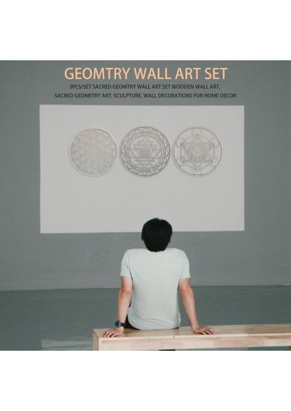 6pcs/set Kutsal Jeomtry Duvar Sanatı Ahşap Duvar Sanatı Kutsal Geometri Sanatı Heykel Ev Dekor Için Duvar Süslemeleri (Yurt Dışından) modelleri