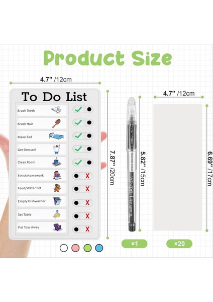 Kids-Daily Liste Tahtası Family Daily Planner Sınıf Için Kaydırıcı Mesaj Panosu Ev Seyahat (Yurt Dışından) fiyatları