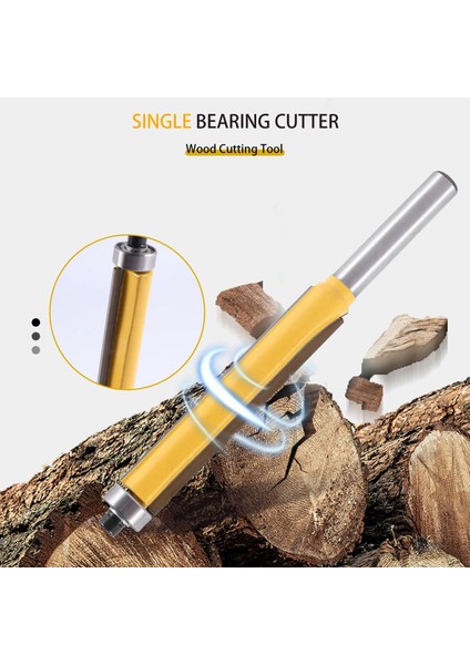 2 Inç Yükseklik Ekstra Uzun Floş Trim Yönlendirici Bit 1/4 Inç x 3/8 Inç Ahşap Freze Kesici Ahşap Dıy Aracı (Yurt Dışından) modelleri