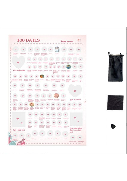 Tarihler Posterden Çizikler Sevgililer Günü Fikirleri Resim Bağımsız Oda Dekoru Macera Mücadelesi Çift Kova Listesi Beyaz (Yurt Dışından)