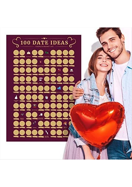 Tarihler Posterden Çizikler Sevgililer Günü Fikirleri Resim Bağımsız Oda Dekoru Macera Mücadelesi Çift Kova Listesi Beyaz (Yurt Dışından) fırsatları