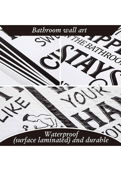 9 Adet Banyo Duvar Sanat Duvar Dekor Komik Vintage Banyo Tabelası Banyo Posterleri Duvar Tuvalet Banyo Dekor (Yurt Dışından) fırsatları