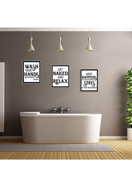9 Adet Banyo Duvar Sanat Duvar Dekor Komik Vintage Banyo Tabelası Banyo Posterleri Duvar Tuvalet Banyo Dekor (Yurt Dışından) indirimleri