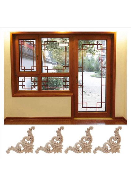 50 Adet Ahşap Oyma Çıkarma Ahşap Oyma Kalıplar Köşe Aplike Ev Kapı Dekoru Ahşap Oyma Kapı Dolap Pencereleri (Yurt Dışından) fırsatları