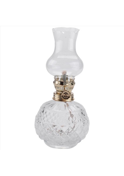 Iç Mekan Yağ Lambası Berrak Cam Abajurlu Klasik Yağ Lambası Ev Kilise Malzemeleri (Yurt Dışından) fırsatları