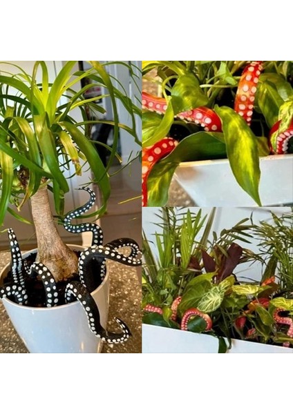 Tentacle Bitki Dekorasyonu Ahtapot Bitki Tentacle Sanat Ahtapot Iç Dekorasyon Bahçesi Bitki Süsleri Mavi (Yurt Dışından) fırsatları