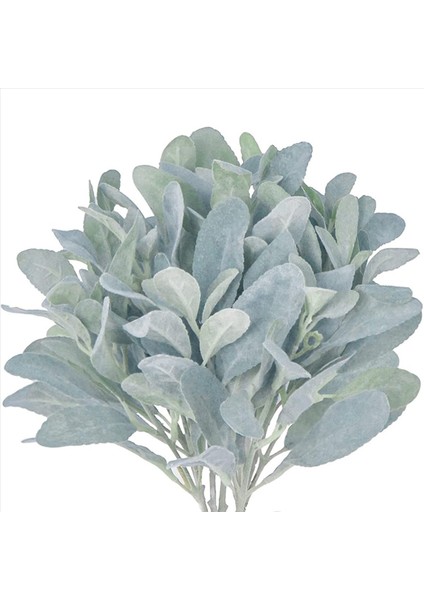 Kuzu Kulakları 25PCS Akınlı Yapay Yeşillik Katı Sprey Tavşan Kulak Yaprakları Ev Için Düğün Diy Zanaat (Yurt Dışından) modelleri