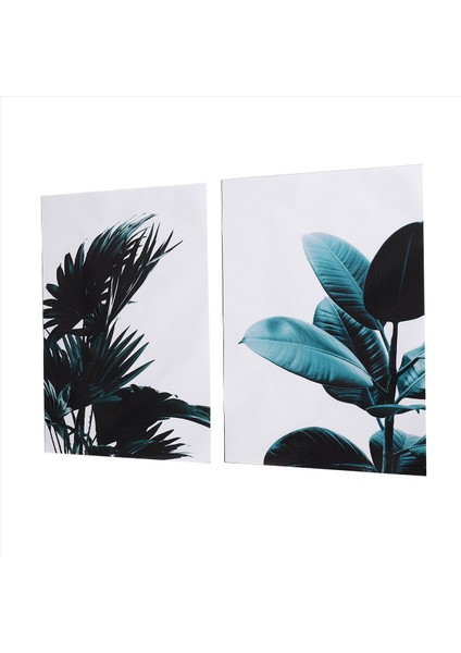2pcs / Set Yaratıcı Yeşil Bitki Tuval Sanat Baskı Duvar Duvar Resimleri Yatak Odası Oturma Odası Için Duvar Sanatı Ev Dekor Çerçevesi 21CM*30CM Içermiyor (Yurt Dışından) modelleri