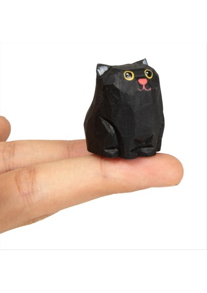 Sevimli Kedi Heykelleri El Oyma Kedi Heykelleri Ev Dekorasyonu Kedi Severler Için Eşsiz Kedi Bebek Koleksiyonu Hediyeleri (Yurt Dışından) fiyatları