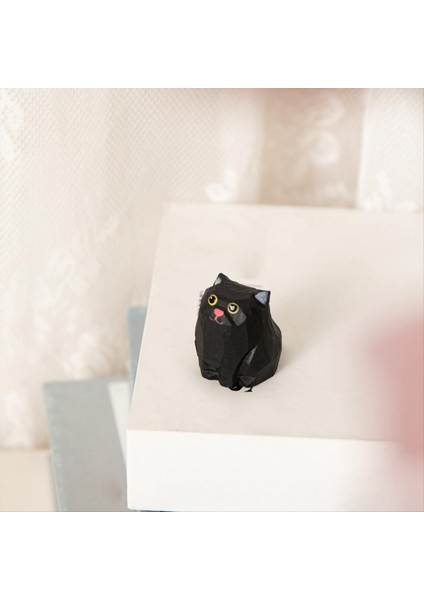 Sevimli Kedi Heykelleri El Oyma Kedi Heykelleri Ev Dekorasyonu Kedi Severler Için Eşsiz Kedi Bebek Koleksiyonu Hediyeleri (Yurt Dışından) fırsatları