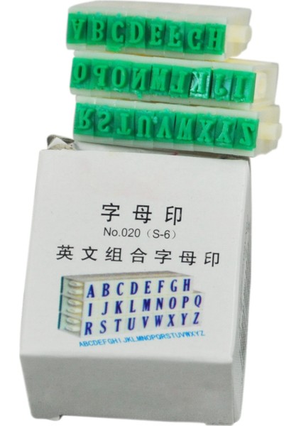 2x Çıkarılabilir 26 Harfli Ingilizce Alfabe Plastik Damga Seti (Yurt Dışından) fiyatları