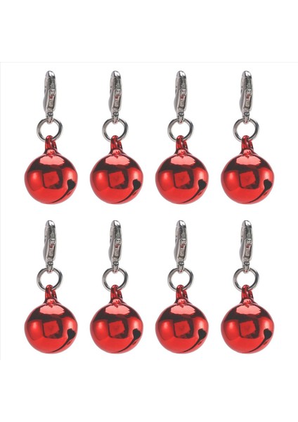8x Bells Jingle Bell Kolye Köpek Kedi Yaka Tuval Sırt Çantası (Yurt Dışından)