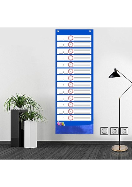 Çocuk Kumaş Günlük Çizelge Cep Grafiği 26 Ofis Ev Okulu Sınıfı Için Çift Taraflı Yeniden Kullanılabilir Kuru Eraser Kartları (Yurt Dışından) fırsatları