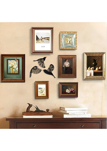 Ahşap Uçan Kuş Duvar Sanat Vintage Gotik Ev Dekor Oturma Odası Banyo Mutfak Dekor Hediye (Yurt Dışından) fırsatları