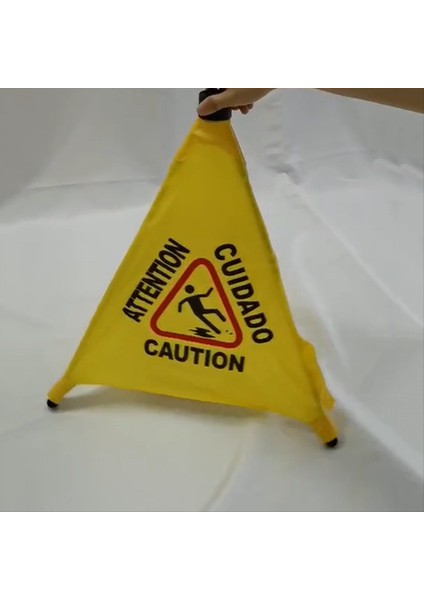 Dikkat Islak Zemin Işareti Islakta Kaygan Duvara Bağlı Katlanabilir Iki Dilli Güvenlik Uyarı Uyarısı Konisi (Yurt Dışından) fırsatları