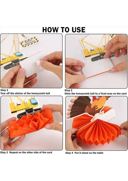 14 Pcs Kamyon Tema Partisi Süslemeleri Inşaat Petek Centerpieces Çocuklar Için Tablo Toppers Doğum Günü Tema Partisi (Yurt Dışından) modelleri